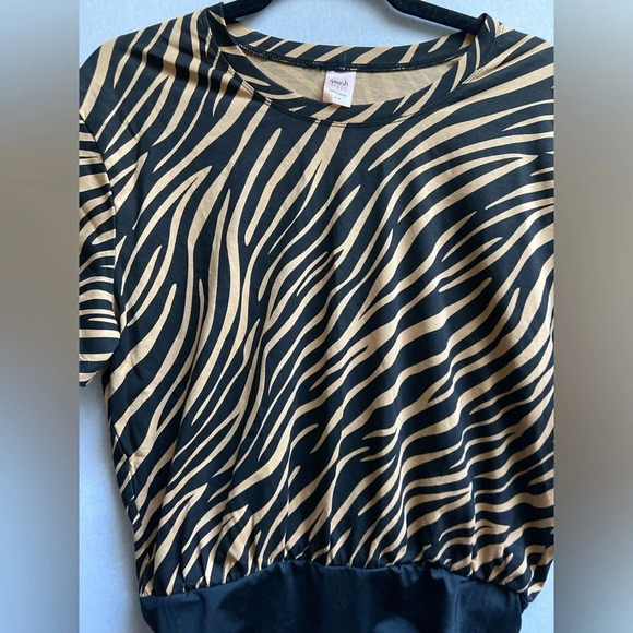 Smash + Tess t shirt bodysuit in Teresa Tiger Print Sz S - Picture 3 of 9